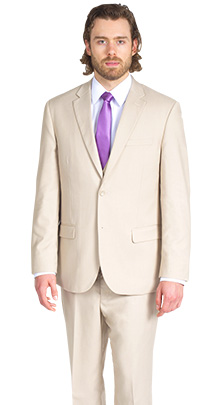 Tan/Beige Modern Fit Suit